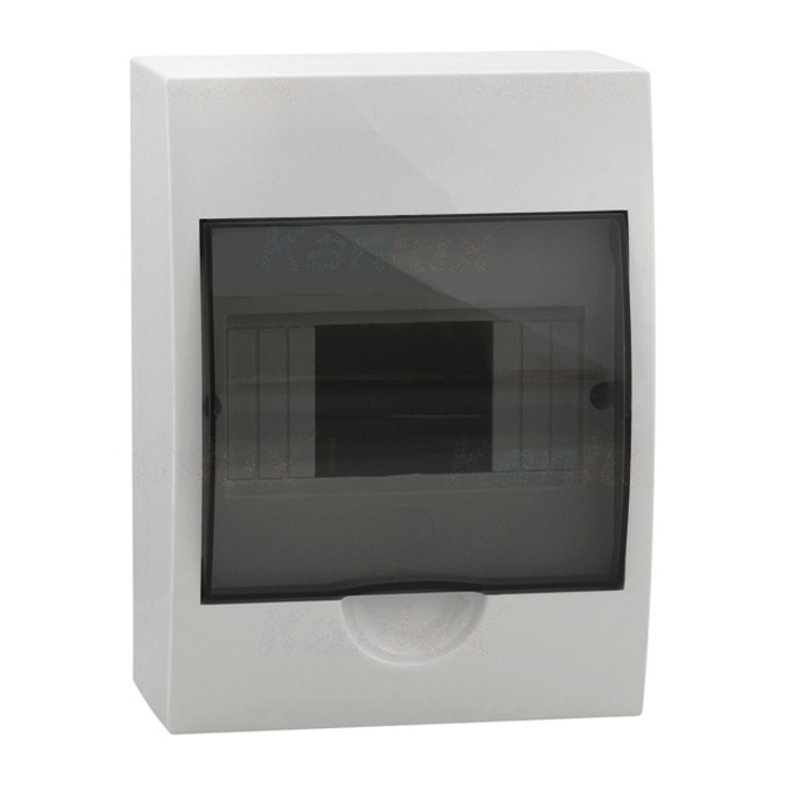 Cutie de distributie, KANLUX, 6P, Alb/Maro