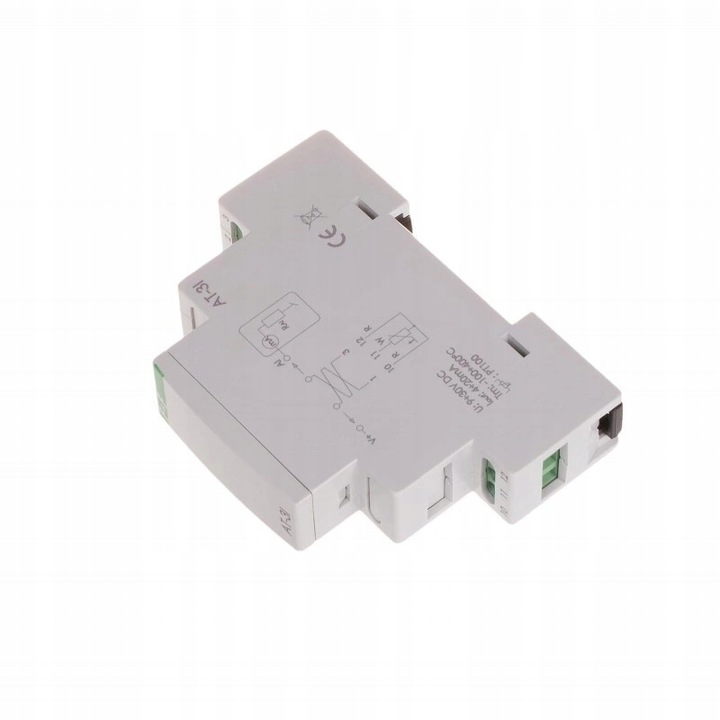 Modul transmitator de temperatura F&F MAX-AT-3I, 9-30 V DC, 4/20 mA, 300 m, montaj pe sina TH35