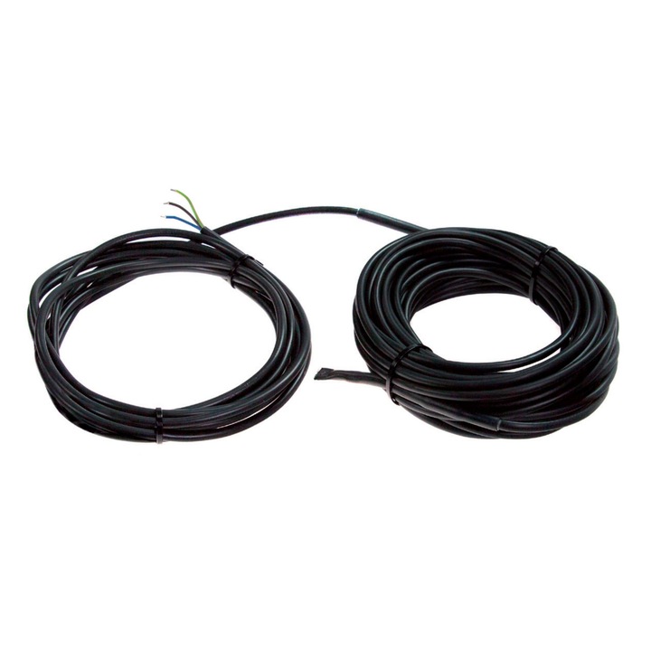 Cablu incalzire jgheab, Zamel, 1080W, Lungime 60m, Negru