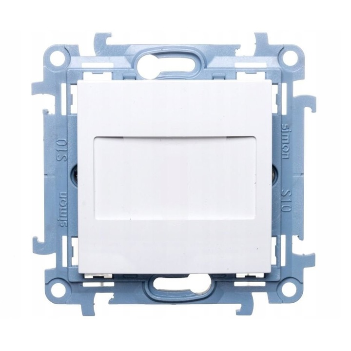 Capac cu cadru de montare, Kontakt-Simon, Plastic/PC, 77x77x35mm, Alb