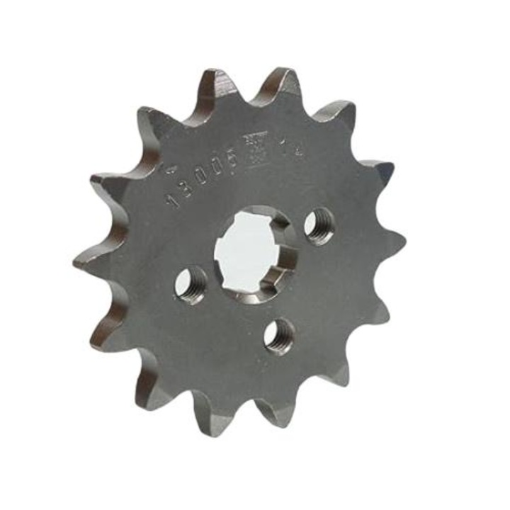 Pinion de iesire cutie de viteze, Esjot, Otel, Pentru SUZUKI 50 RV 1973-1978, Argintiu