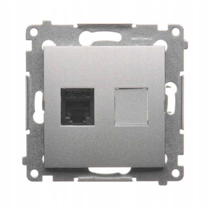 Priza telefonica, Kontakt-Simon, Argintiu