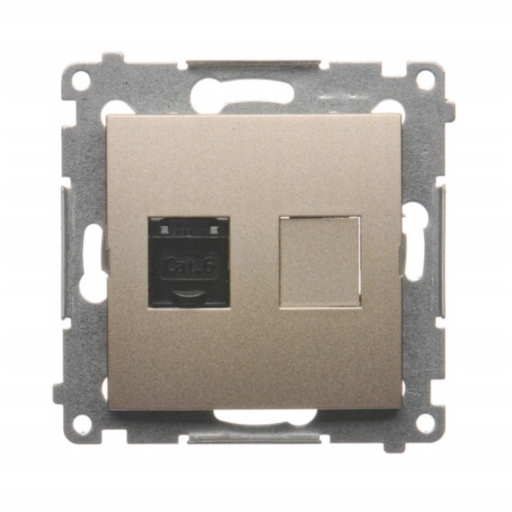 Букса за компютър Contact-Simon, Бежова