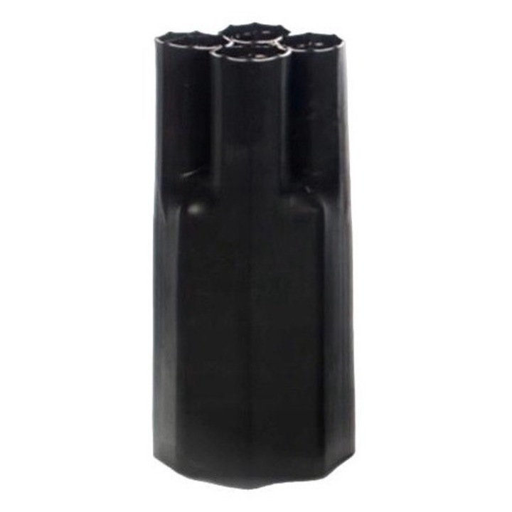 Tub termocontractabil, Trytyt, Poliolefina, 55 mm, 21 mm, 150 mm, Negru