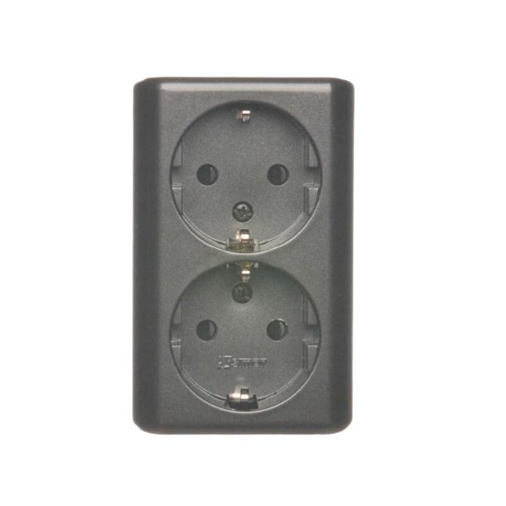 Конткат, Kontakt-Simon, 16 A, 250 V, IP20, Антрацит