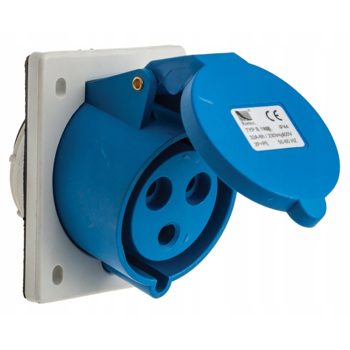 Priza Pawbol, 32A, 3P, 250V, IP44