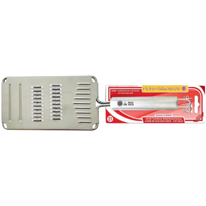Razatoare De Luca, Inox, Taietura julien, Argintiu