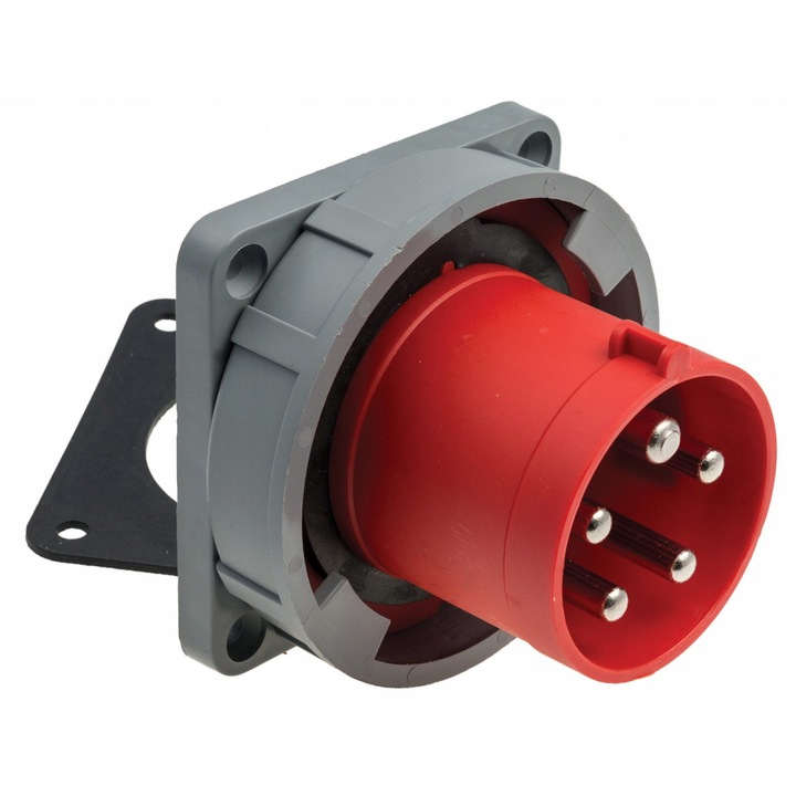 Fisa de alimentare pentru panou, Pawbol, 400V, 63A, 5P, IP67