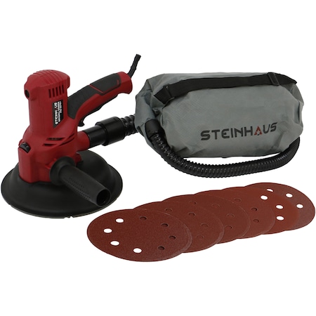 Slefuitor pentru pereti Steinhaus PRO-DS710+, 710W, 180mm, sac aspirator, accesorii