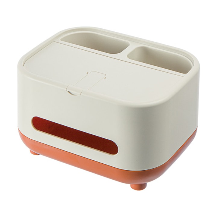 Suport multifunctional pentru servetele, organizator birou, pentru baie si bucatarie, multicolor