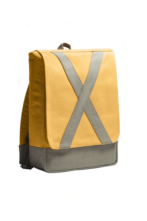 KAFT, Rucsac unisex cu finisaj rezistent la apa, Galben