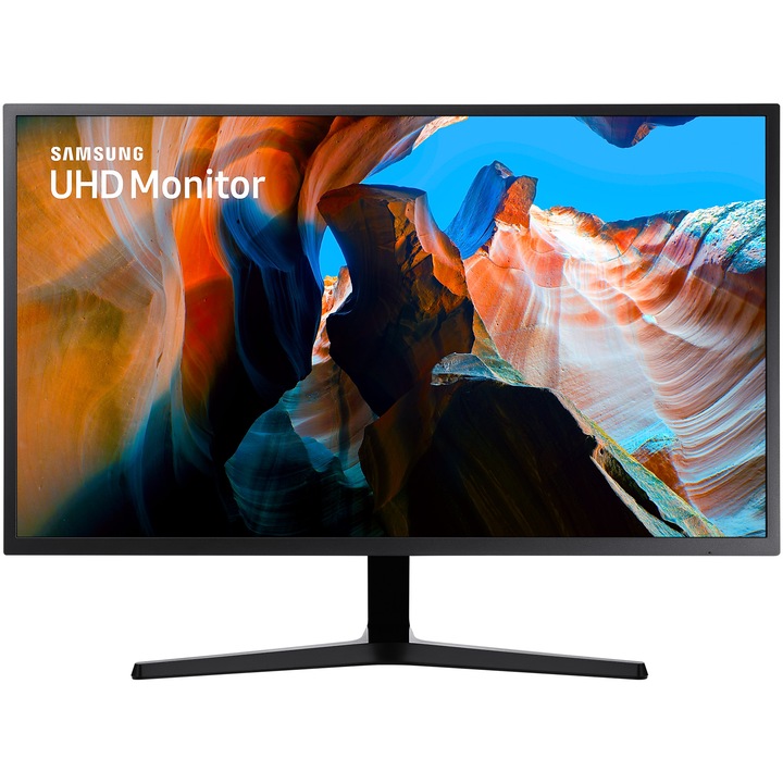 Samsung UHD monitor, 32", LED, Display Port, FreeSync, Sötétkékes szürke