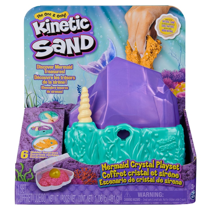 Set Kinetic Sand - Mermaid Crystal