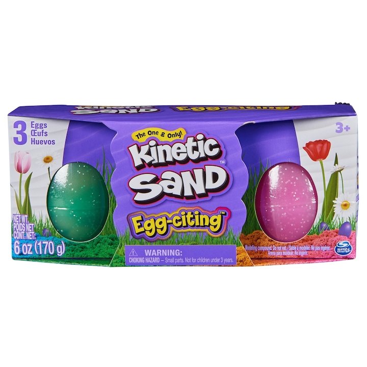 Set Kinetic Sand - Egg-citing