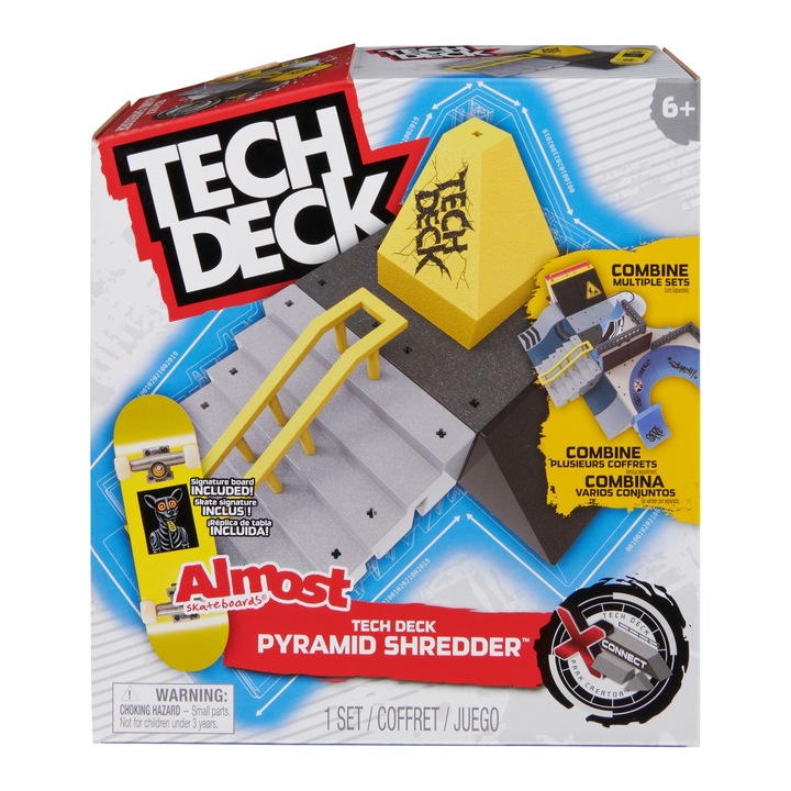 Set Tech Deck - Pyramid Shredder si fingerboard Almost