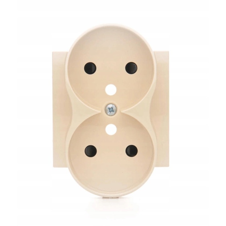 Capac priza dubla cu surub, Kontakt-Simon