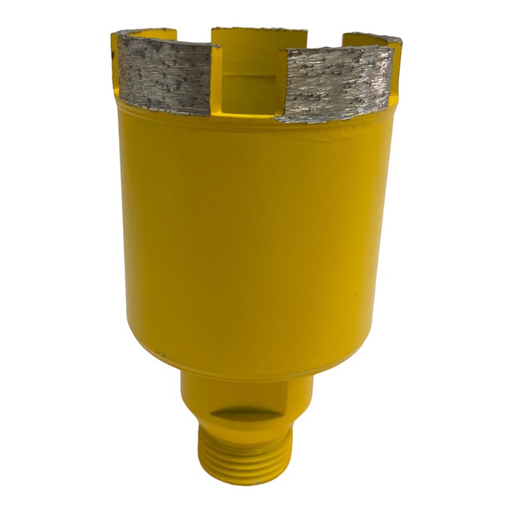 Carota diamantata segmentata gaurire umeda pentru ceramica, granit, marmura, prindere M14 si G1/2, diametru 60 mm, Top Ceramic 79263