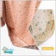 Babysnugg vízálló előke, hosszú ujjú partedli, 6-36 hónap, Pink Dots