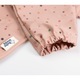 Babysnugg vízálló előke, hosszú ujjú partedli, 6-36 hónap, Pink Dots