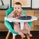 Babysnugg vízálló előke, hosszú ujjú partedli, 6-36 hónap, Pink Dots