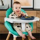 Babysnugg vízálló előke, hosszú ujjú partedli, 6-36 hónap, Mozaik