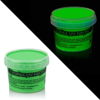 Vopsea UV GlowMania, neon verde, cantitate 100 ml