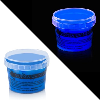 Vopsea UV GlowMania, neon albastra, 100 ml Vopsea UV GlowMania, neon albastra, 100 ml
