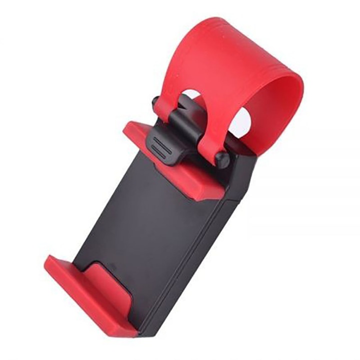 ProCart® Autós telefon tartó, kormánykerekes rögzítés, állítható, 4,8 hüvelykes átló