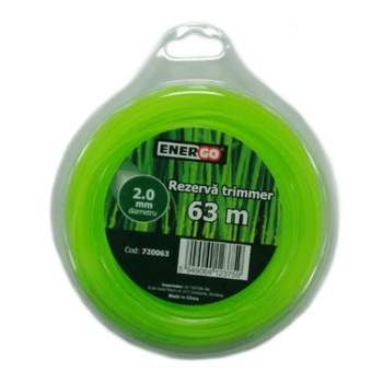 Rezerva fir trimmer - motocoasa 2.00 MM x 63 M ENERGO Rezerva fir trimmer - motocoasa 2.00 MM x 63 M ENERGO