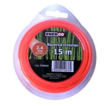 Rezerva fir motocoasa 2.4 MM x 15 M ENERGO Rezerva fir motocoasa 2.4 MM x 15 M ENERGO