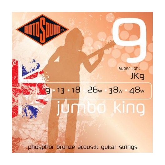 Set Corzi Chitara Acustica - Rotosound Jumbo King 009