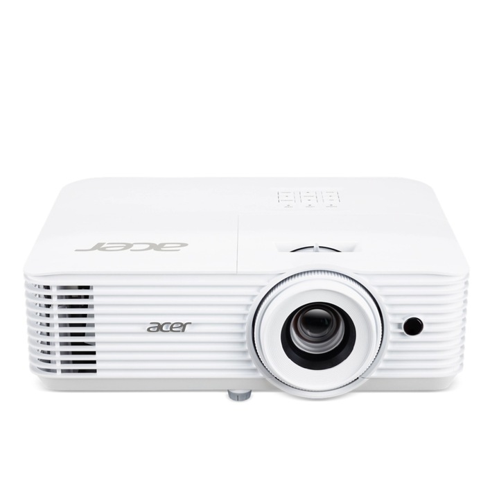Видеопроектор Acer Projector H6815ATV, DLP, 4K UHD (3840x2160), 4000 ANSI Lm, 10 000:1, HDR Comp., 24/7 oper., AndroidTV V10.0, 2xHDMI, VGA in, RS232, Audio in/out, SPDIF, 10W, 3.1Kg, Lamp life up to 12000 hours, White MR.JWK11.005