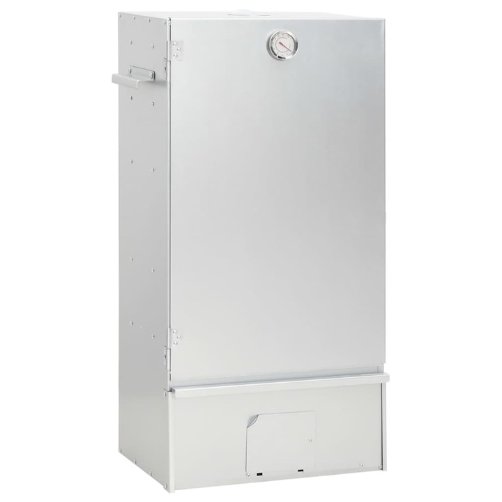 BBQ опушвач с дървесен чипс vidaXL, 44,5x29x83 см, поцинкована стомана