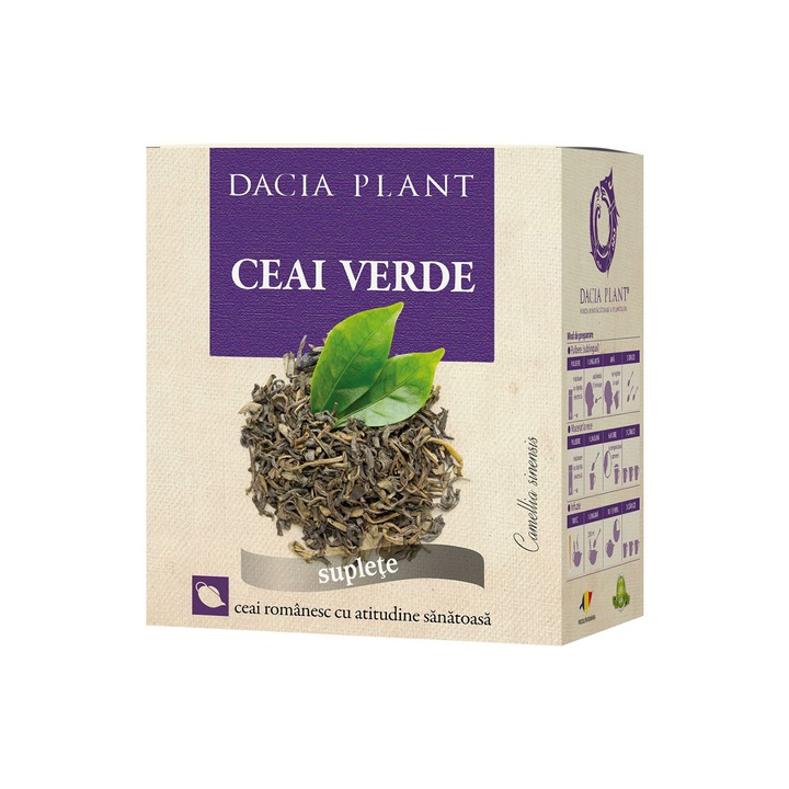 Ceai verde, 50g, Dacia Plant