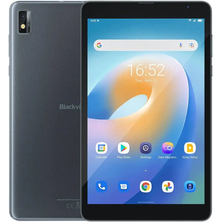 Таблет Blackview Tab 6 Kids, Truffle Gray, Cellular с процесор 1x Cortex-A75 (2.0 GHz) + 3x Cortex-A55 (1.8 GHz), 3 GB, 32 GB, Android 11, Сив