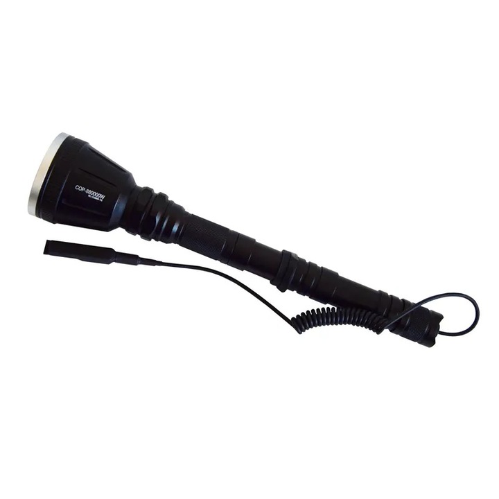 Zseblámpa Digital One SP00859, BL-Q3888, X-Balog, Szuper erős, Taktikai puskákhoz, Vadászathoz, 1000lm, Vadászkioldó, Szűrők, Cree T6, Vízálló