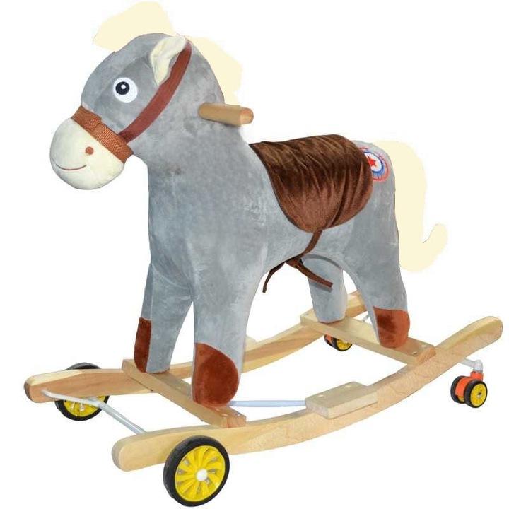 Balansoar calut basm gri cu roti 2018F