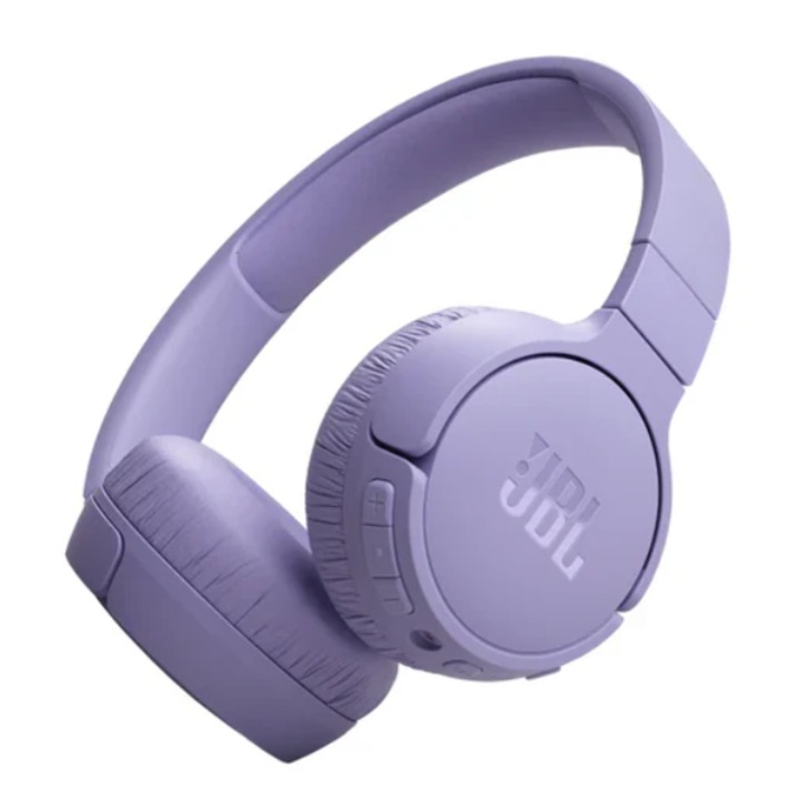 JBL Tune 670NC fülre helyezhető fejhallgató, Bluetooth, zajszűrő, lila