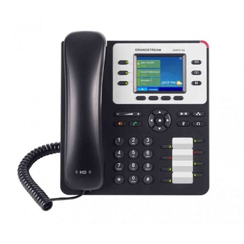Telefon VoIP Grandstream GXP2130, Negru, Cablu Reelif Type C Telefon VoIP Grandstream GXP2130, Negru, Cablu Reelif Type C