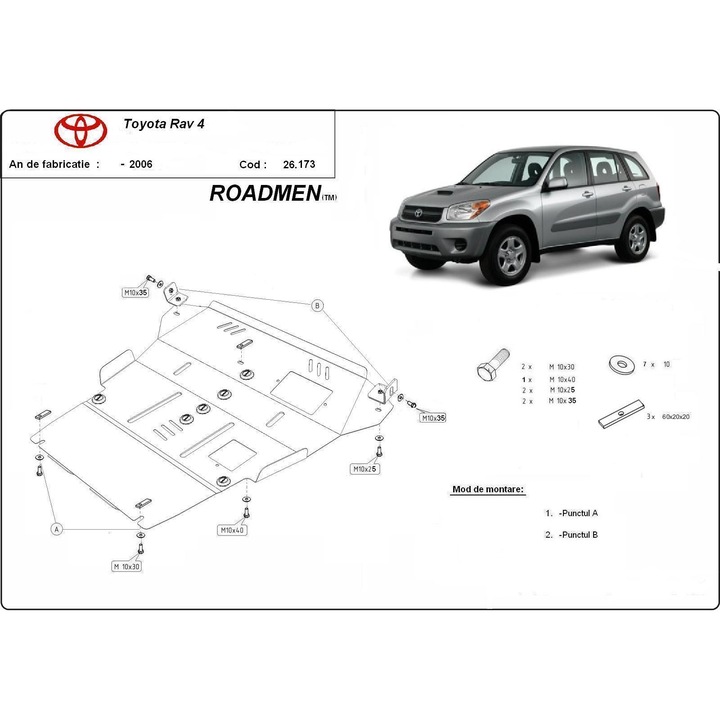 Scut motor Toyota Rav 4 (2001-2005)