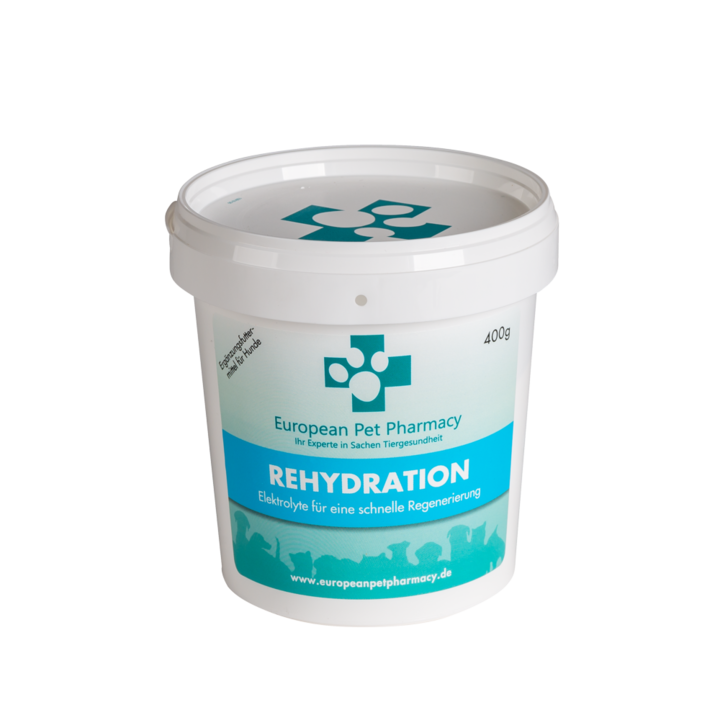 Electroliti pentru recuperare rapida, caini, European Pet Pharmacy, Rehydration, pudra, 400g