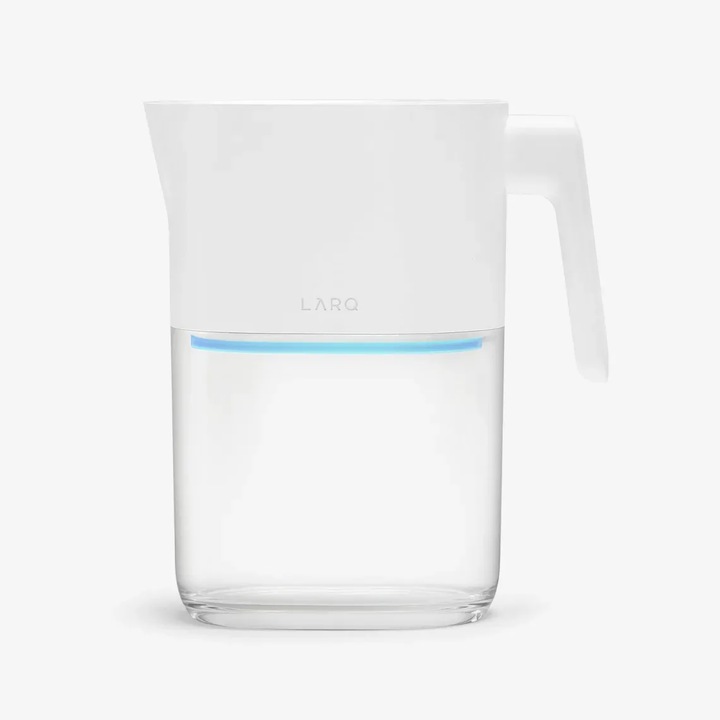 LARQ Кана за филтриране на вода и неутрализиране на бактерии, Pure White
