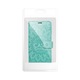 Samsung Galaxy A17 4G / A17 5G kompatibilis telefontok, könyvtok, mágneszáras, bankkártyatartós, mandala mintás, zöld, Forcell Mezzo