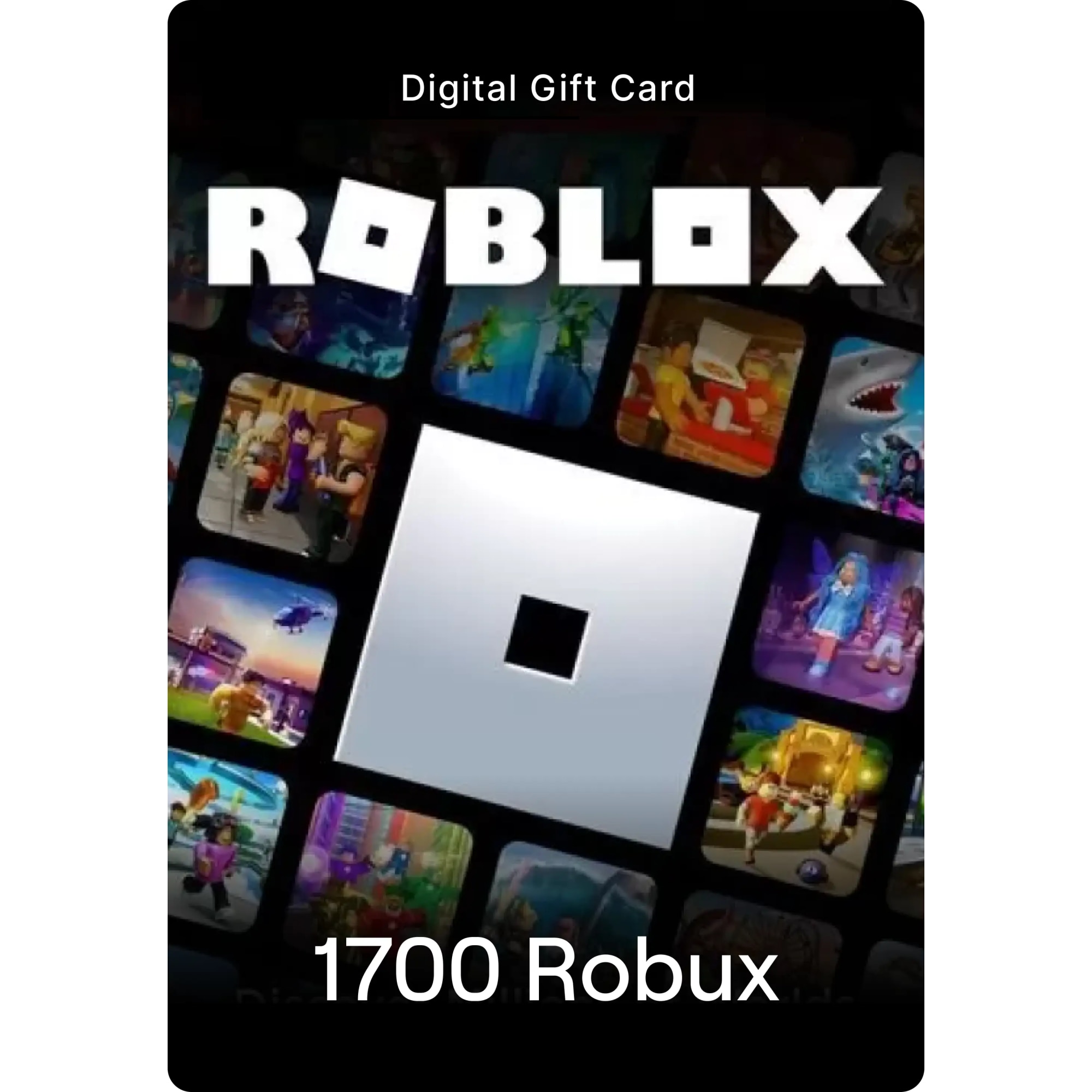 Roblox Card 1700 Robux Key - GLOBAL