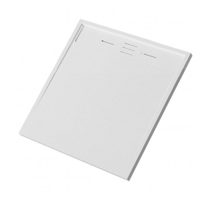 Cadita Baie Din Compozit, Smack, 80x80 Cm, Esn8080A, Cu Sifon LS