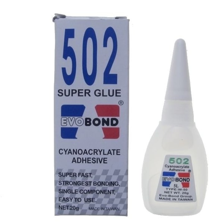 Лепило Evobond Super Glue 502, 20гр
