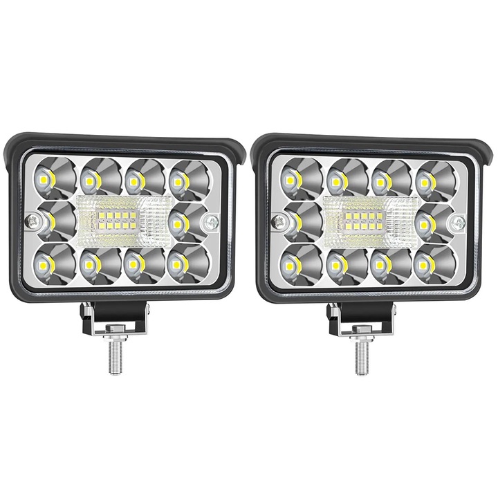 Set 2 Proiectoare auto, 120W, 20 LED SMD