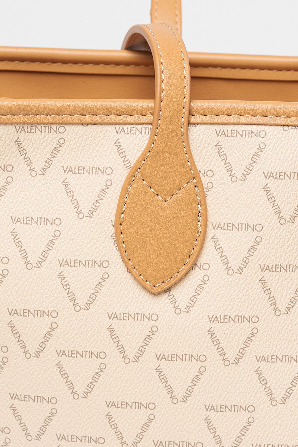 Valentino Bags Liuto Beige Shopper VBS3KG01ECRUMULTI - Bags