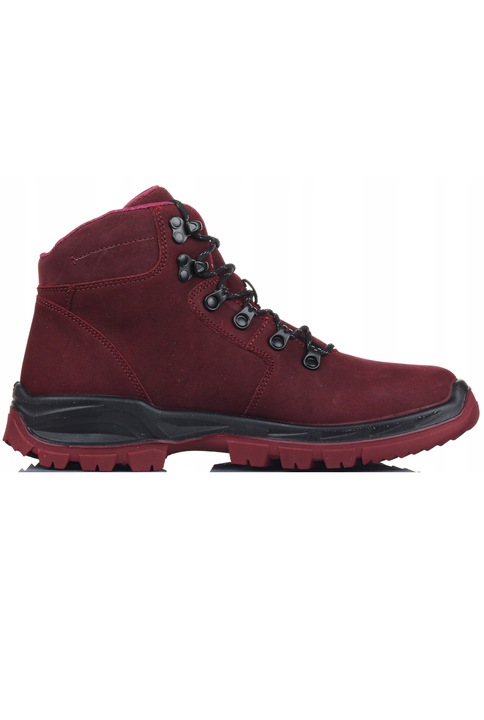 Pantofi de trekking sport femei 4F Obdh253 60S Maroon, Rosu/Gri