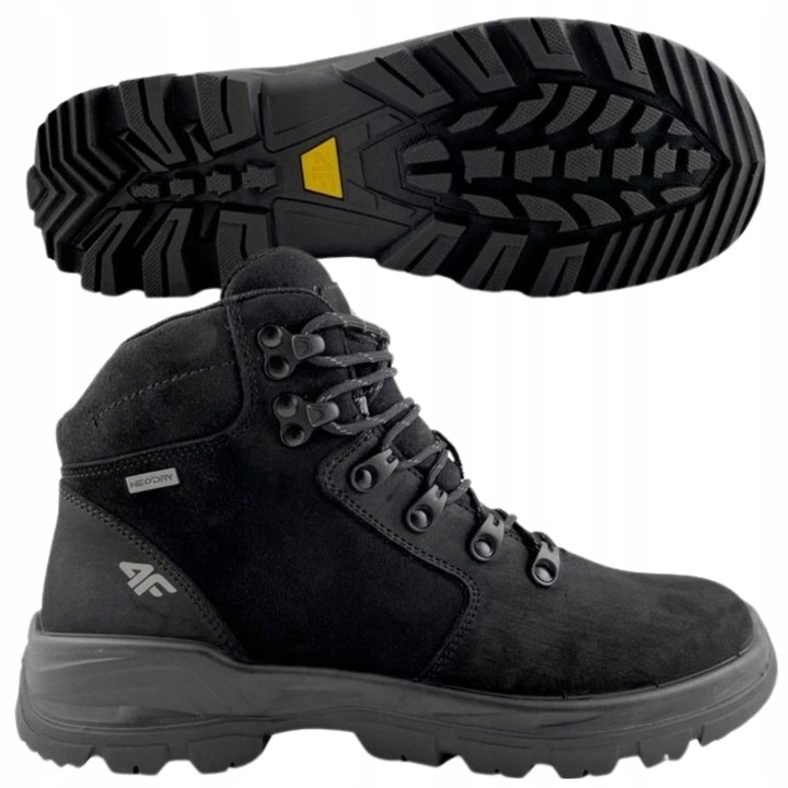 Pantofi de trekking pentru femei 4F Obdh253 21S Negru, Negru